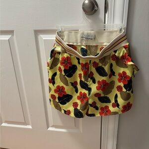 Scotch & Soda Floral Print Shorts with Red and Blue Accents